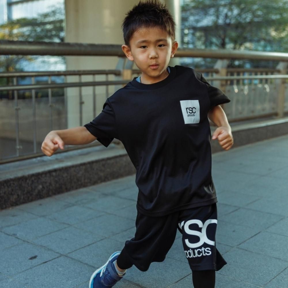 [KIDS] 子供用 ロゴ ドライ ハーフパンツ