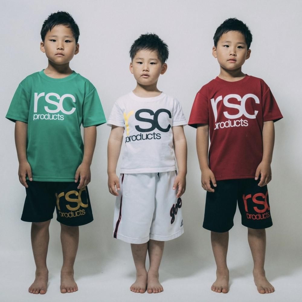 [KIDS] 子供用 ロゴ ドライ ハーフパンツ（新色)
