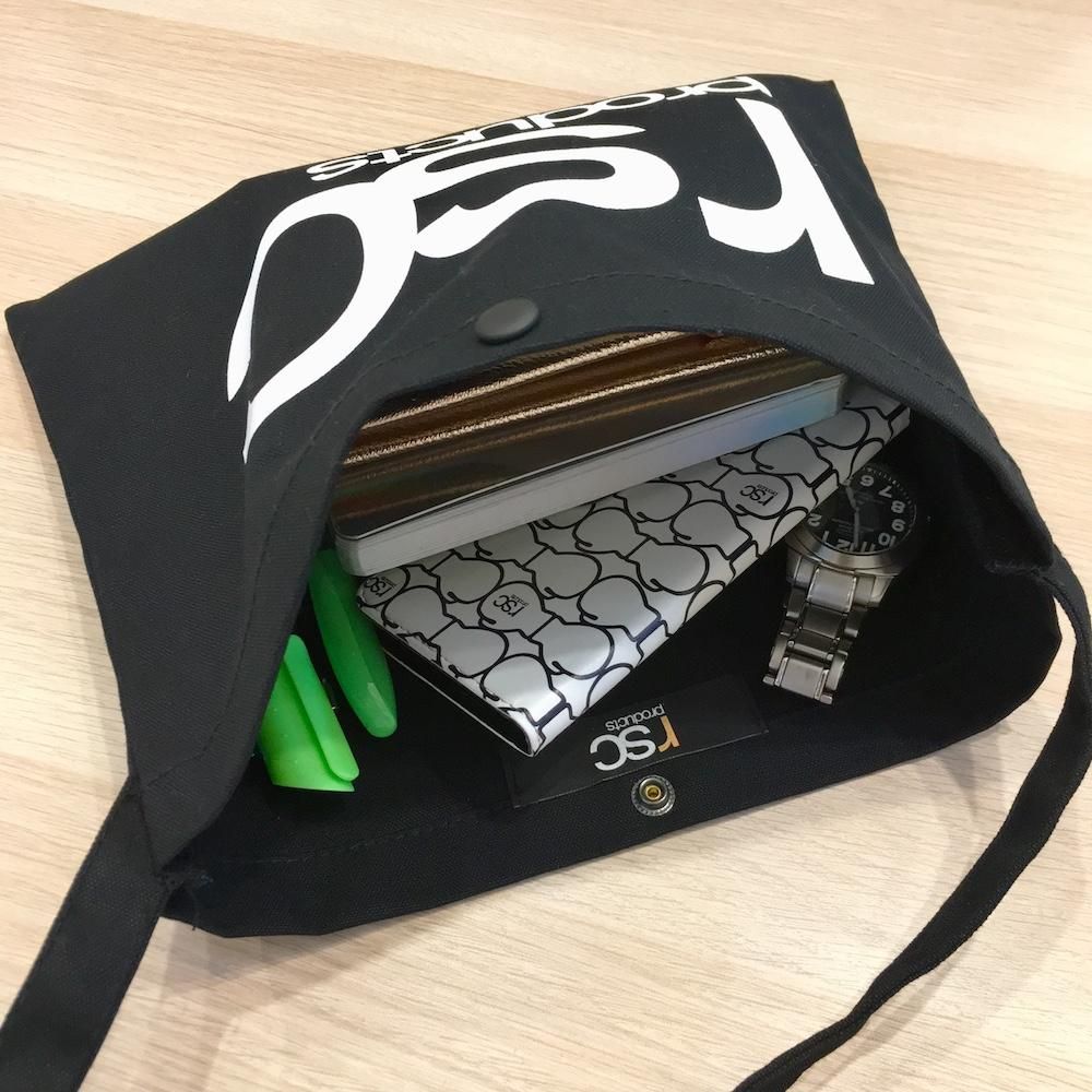 ロゴ キャンバス サコッシュ