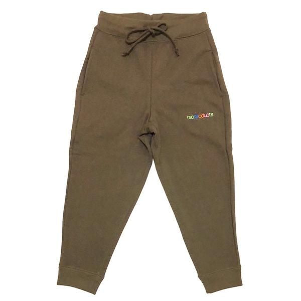 [KIDS] 子供用 カラフル刺繍スウェトパンツ