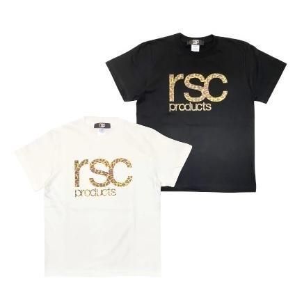 "レオパードロゴ"コットンTシャツ （全２色）