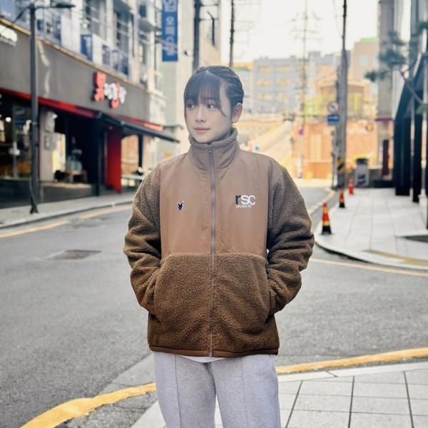 【SALE 50％OFF】RSCロゴ刺繍 ボアフリースブルゾン