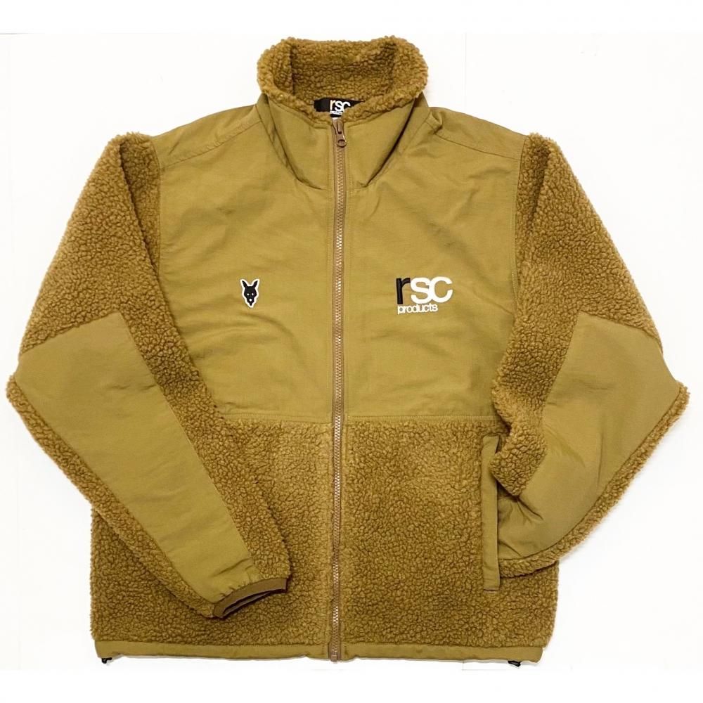 【SALE 50％OFF】RSCロゴ刺繍 ボアフリースブルゾン