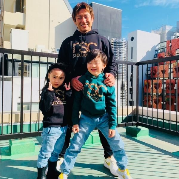 [KIDS子供サイズ] レオパードロゴ スウェット プルオーバー