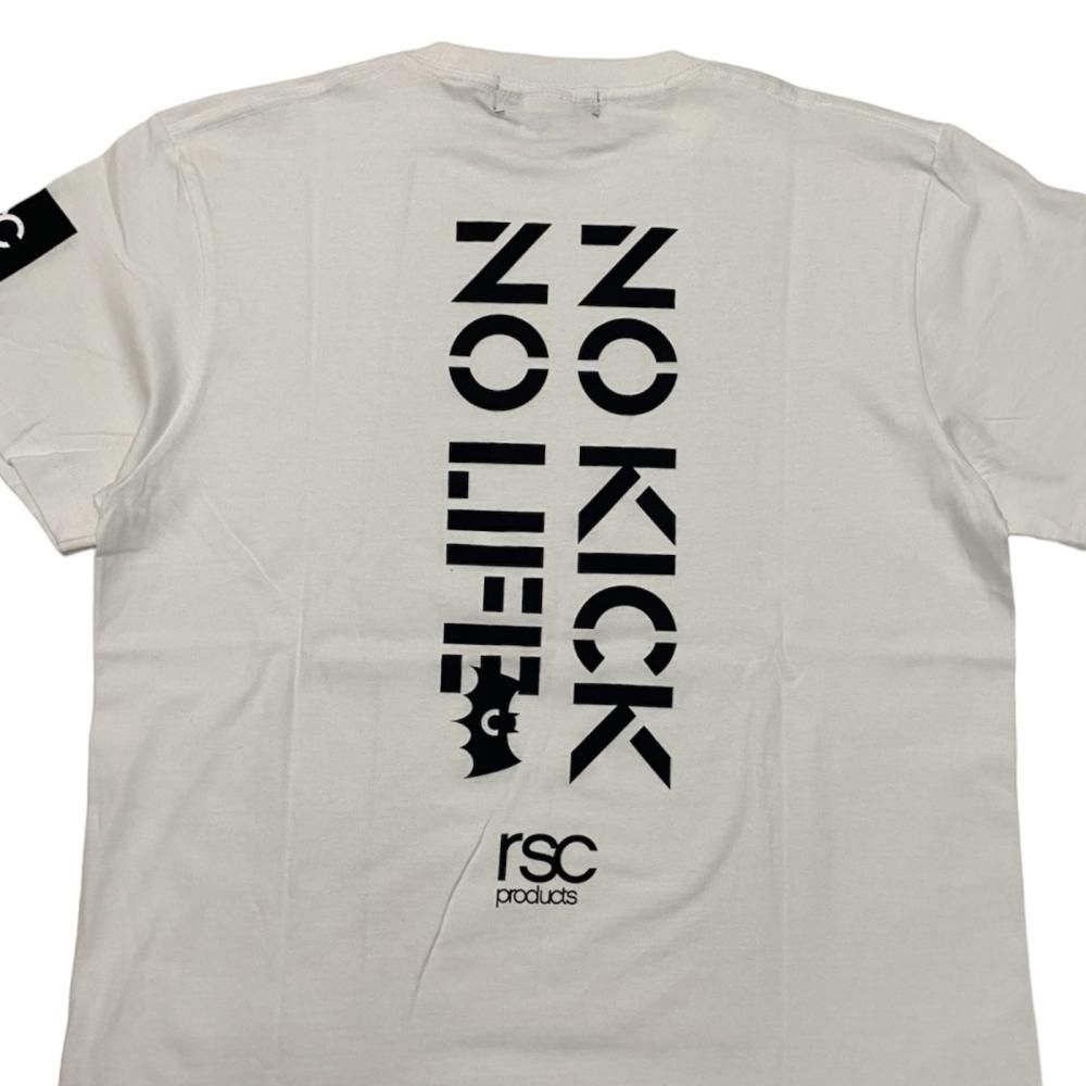 【セール20％OFF】 NO KICK NO LIFE コラボTシャツ（ホワイト）