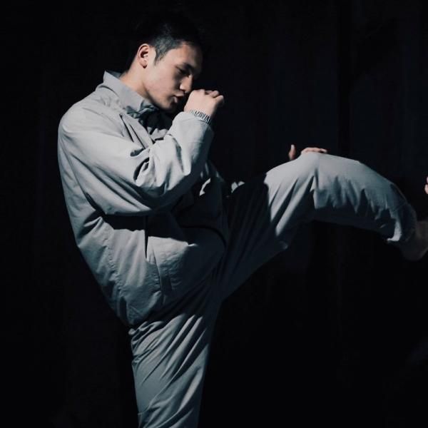 ワンポイント刺繍 コットンライクパンツ