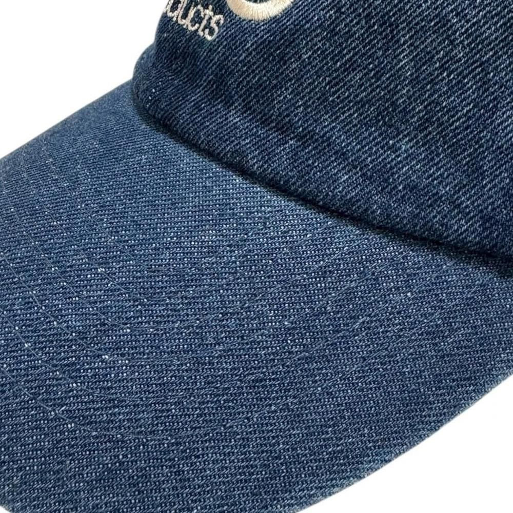 ロゴ刺繍デニム キャップ（全2色）
