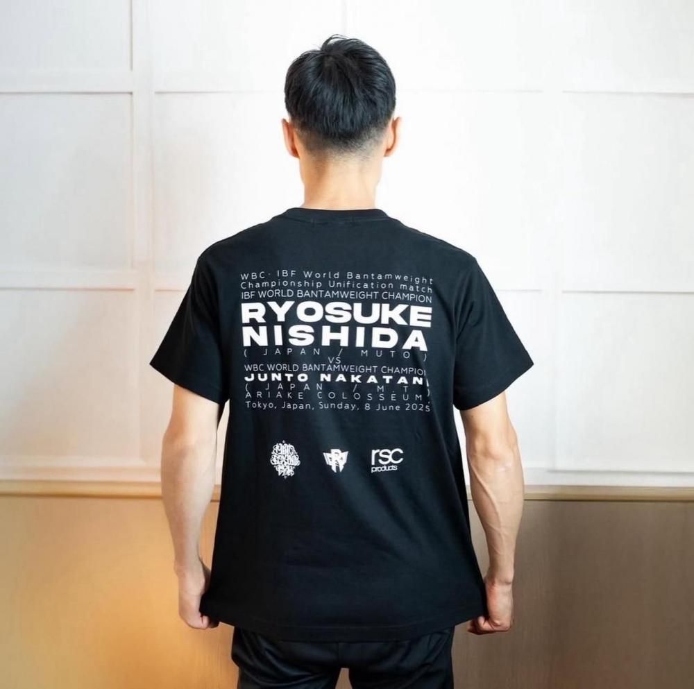 西田凌佑世界統一戦応援Tシャツ （黒） – rscproducts online shop