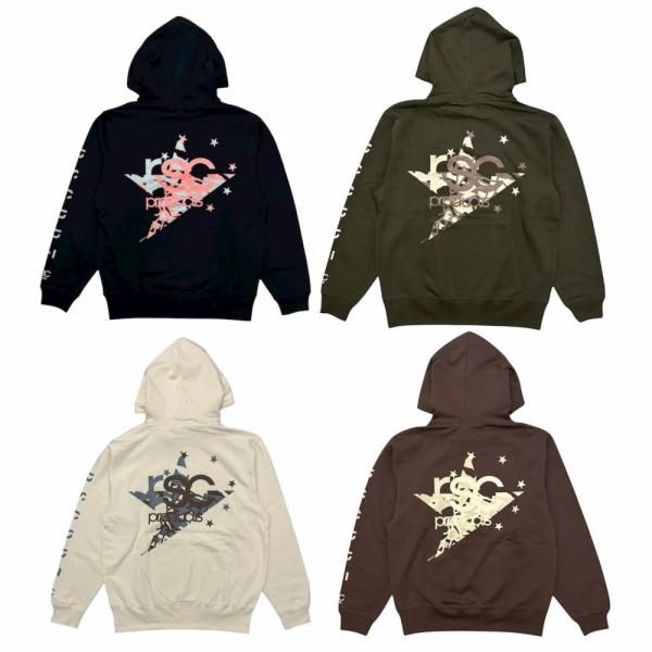 【新作】"STAR "スウェット プルオーバーパーカー（全4色）