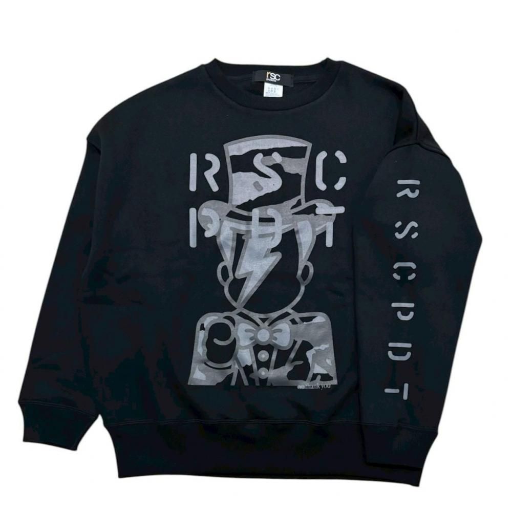 【新作】 "IWU"  ビッグシルエットクルーネックスウェット（裏起毛）(全３色）