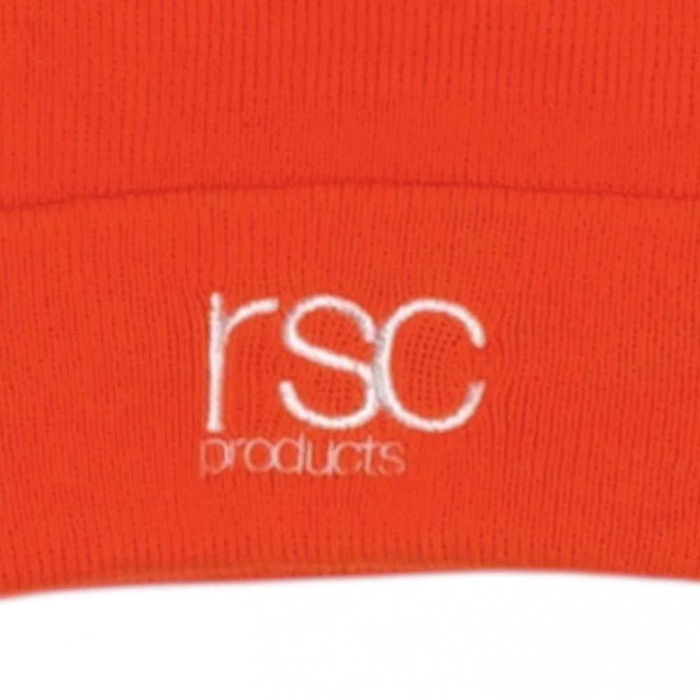 rscロゴ刺繍アクリルKNIT CAP ダブル