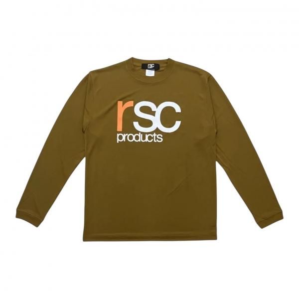 【20％OFF】ツートンロゴ ドライ ロングスリーブTシャツ（コヨーテ）