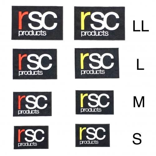 rsc products ロゴ ワッペン  ( S 約6㎝ × 9㎝)（全２色）