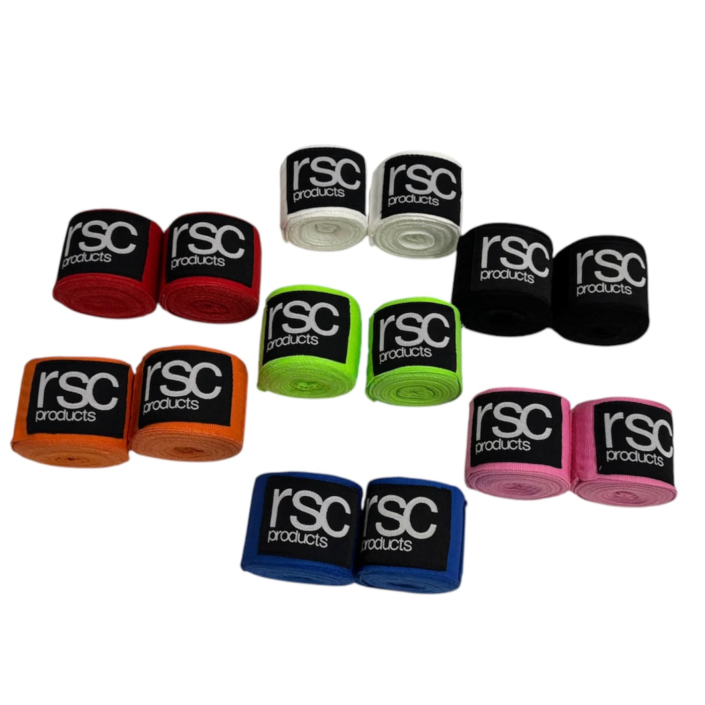 rscproducts ボクシング 伸縮バンテージ(450センチ)左右1組（全５色）