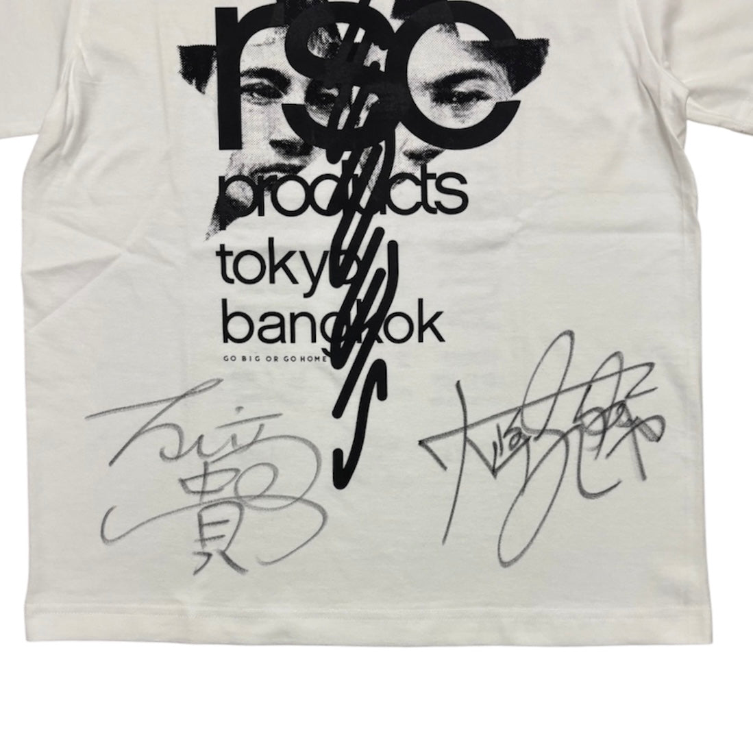 【大﨑一貴・孔稀 直筆サイン入り】 TOKYO TO BANGKOK 大﨑兄弟サポートTシャツ