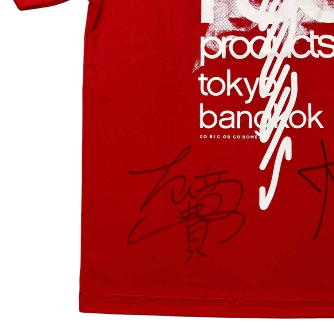 【大﨑一貴・孔稀 直筆サイン入り】 TOKYO TO BANGKOK 大﨑兄弟サポートTシャツ