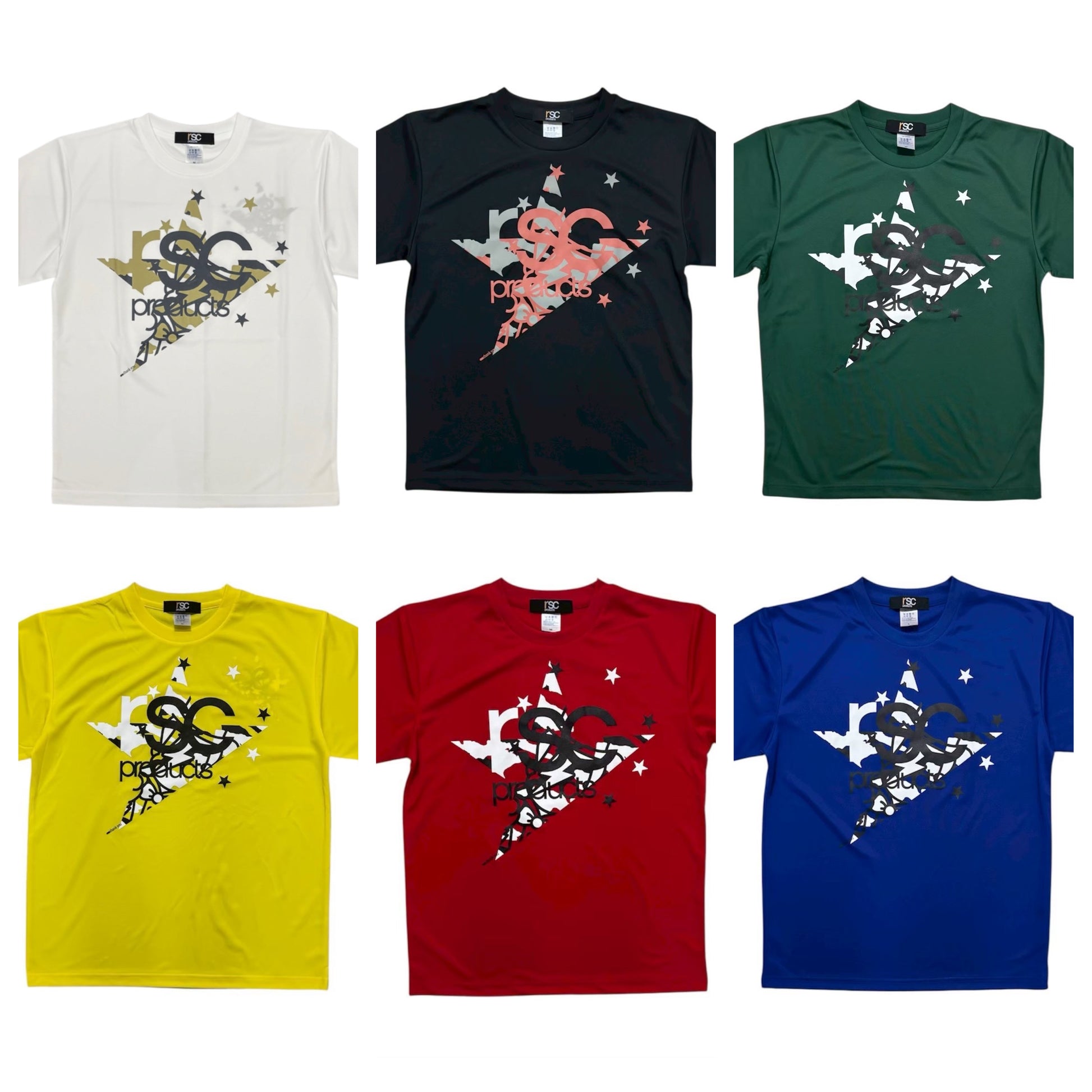 【新作】RSC STAR ドライTシャツ（全6色）